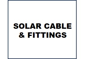 SOLAR CABLE AND FITTINGS